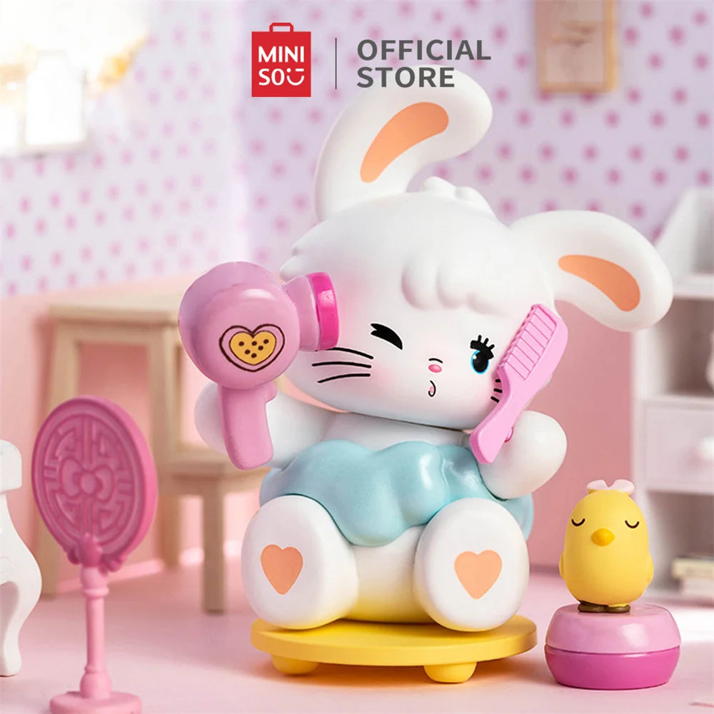 MINISO Mikko Home Blind Box Kawaii Cartoon Anime Character Series Handmade Creative Desktop Decoration Ornament Girl Gift Random