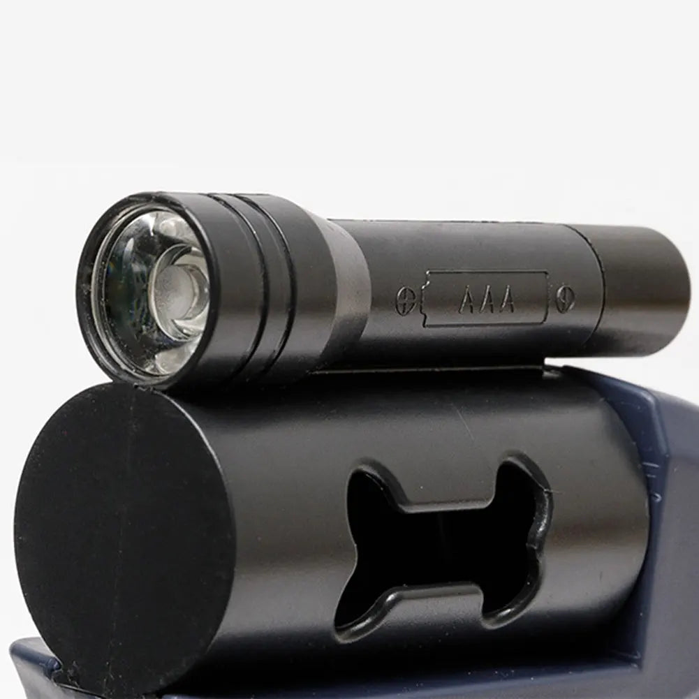 Double Headed Dog Leash Traction Rope 360 Degree Swivel Dog Walking Leash with LED Light Retractable Dog Leash for 2 Dogs