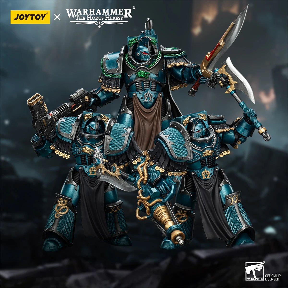 JOYTOY Warhammer 40K 1/18 Action Figure Alpha Legion Lernaean Terminator Legion  Anime figures Toys Collection