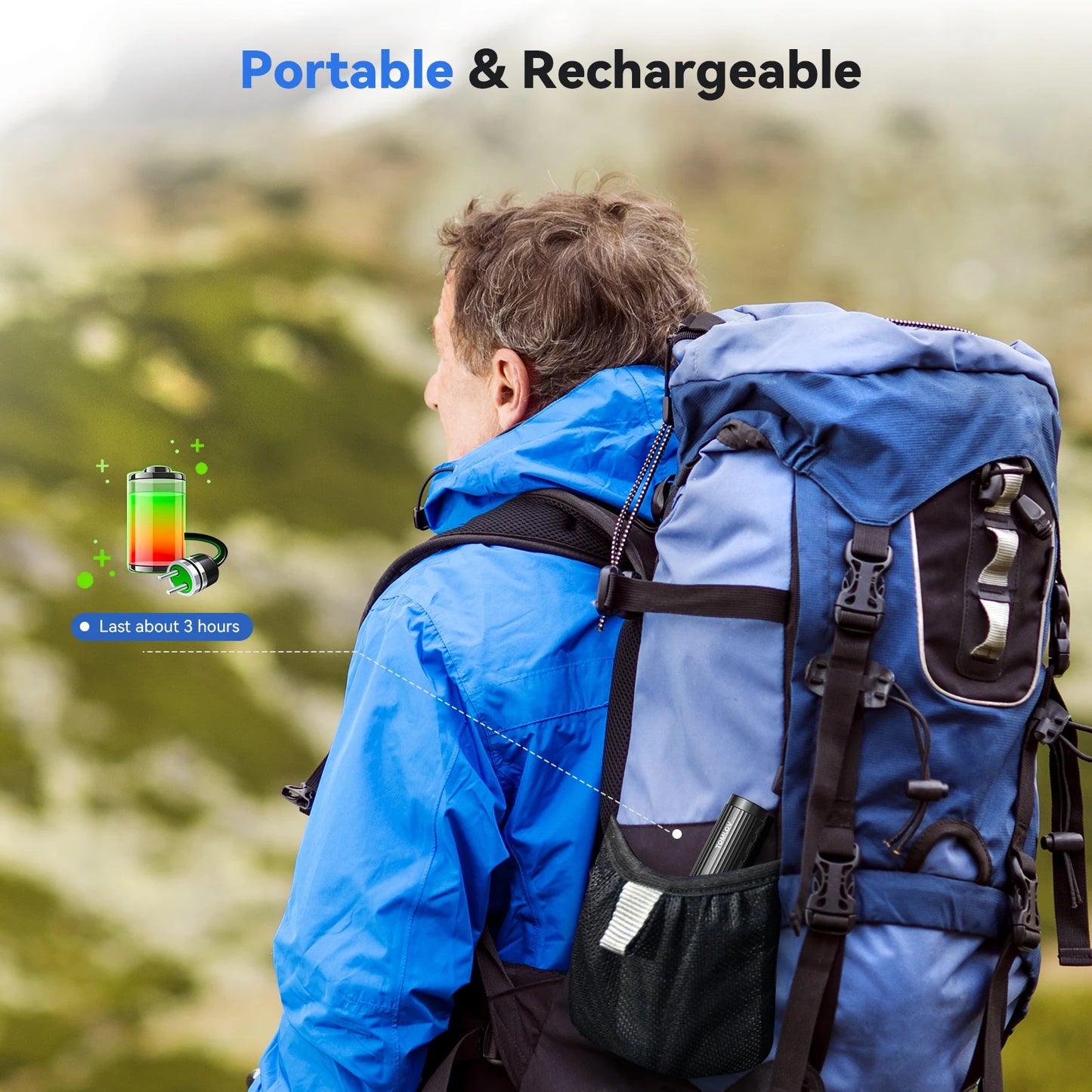 TOMLOV DM1S Wireless Digital Microscope  50X-1000X 1080P HD WiFi Portable Handheld USB Trichome Mini Coin Microscope