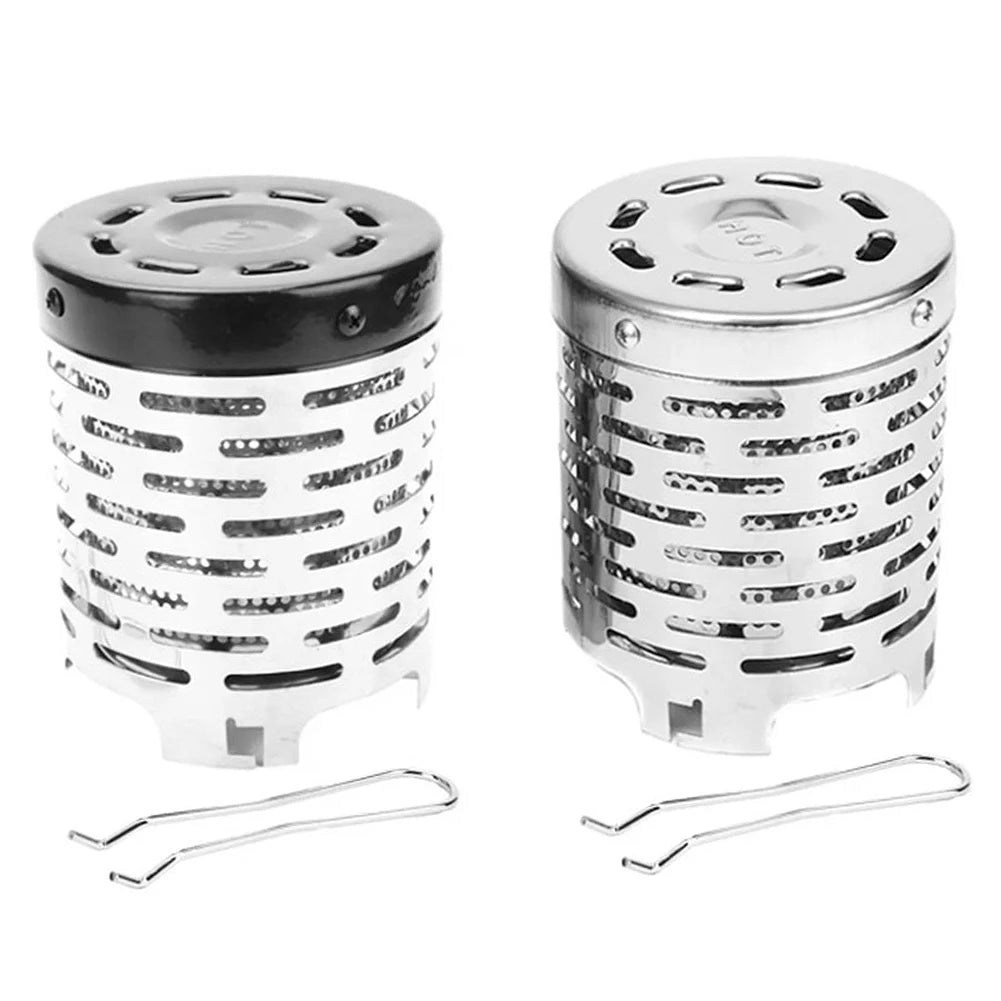 Mini Gas Heater Stove Wear-resistant Outdoor Camping Portable Steel Warmer Heating Cover Equipment