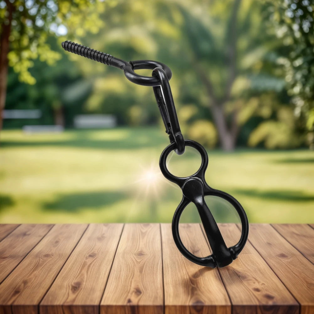 1 Set Heavy-Duty Horse Tie Ring Stainless Steel Horse Training Equipment Prevent Horses From Pulling Back