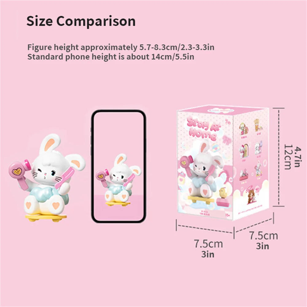 MINISO Mikko Home Blind Box Kawaii Cartoon Anime Character Series Handmade Creative Desktop Decoration Ornament Girl Gift Random