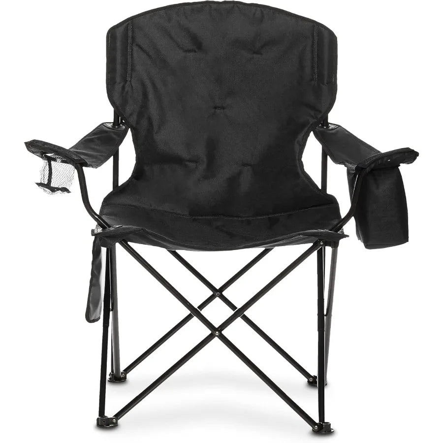 Lightweight and Portable Camping Chair with Adjustable Armrests and Builtin Drink Holder for Outdoor Adventures Ideal for Picni